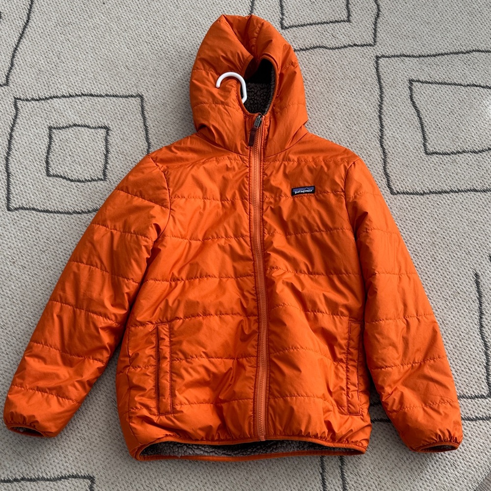 Boys Patagonia Orange Winter Coat Size 14